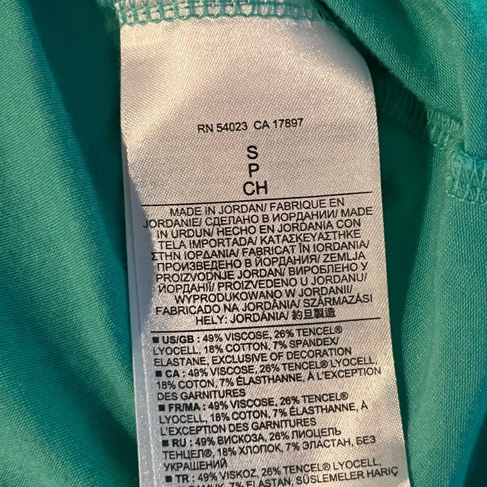 Banana Republic Womens Luxe Touch Tank Top Size S Green Satin Trim - Picture 4 of 7